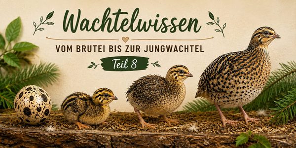 Wachtelküken – Vom Brutei bis zur Jungwachtel Teil 8